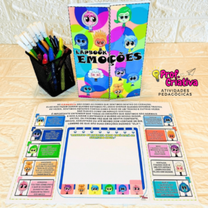 LAPBOOK - EMOÇÕES DIVERTIDA MENTE