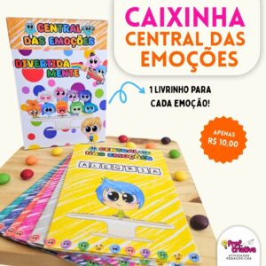 CAIXINHA CENTRAL DAS EMOÇÕES - DIVERTIDA MENTE