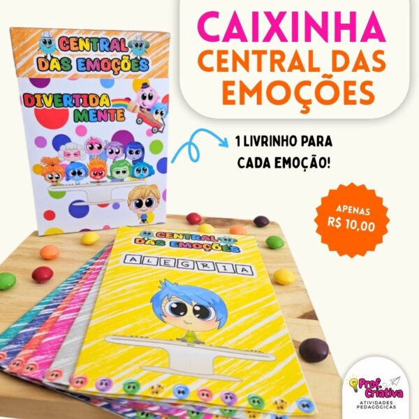 CAIXINHA CENTRAL DAS EMOÇÕES - DIVERTIDA MENTE
