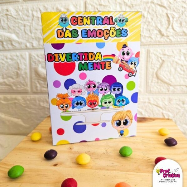 CAIXINHA CENTRAL DAS EMOÇÕES - DIVERTIDA MENTE - Imagem 3