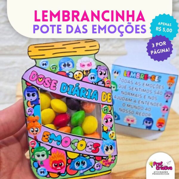 POTE DAS EMOÇÕES - DIVERTIDA MENTE - Imagem 4