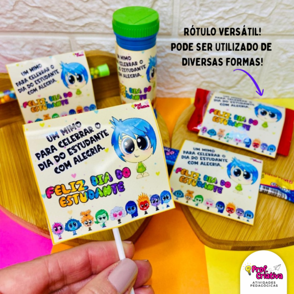 KIT PORTA-PIRULITO E BOLHA DE SABÃO - DIA DO ESTUDANTE - Imagem 3