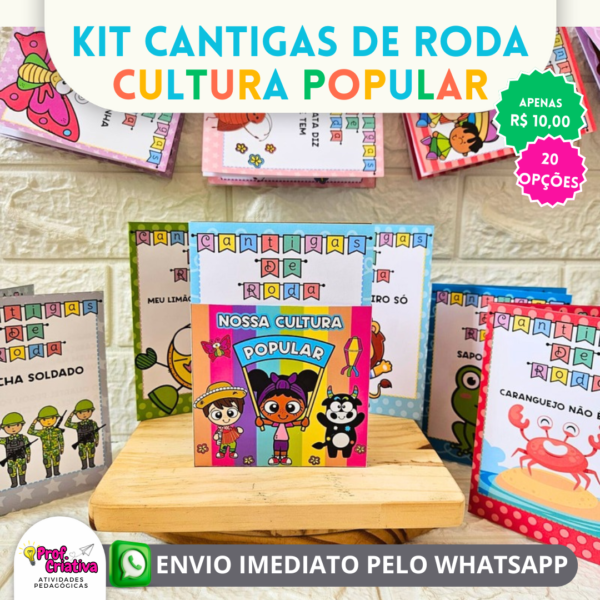 KIT CAIXINHA - CANTIGAS DE RODA