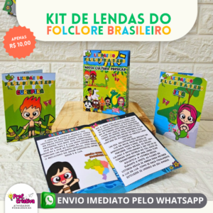 KIT CAIXINHA - LENDAS DO FOLCLORE BRASILEIRO