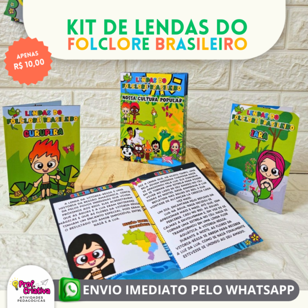 KIT CAIXINHA - LENDAS DO FOLCLORE BRASILEIRO