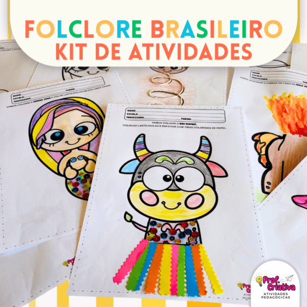 KIT DE ATIVIDADES - FOLCLORE BRASILEIRO - Imagem 2