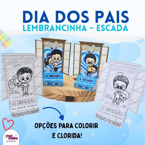 LEMBRANCINHA ESCADA - DIA DOS PAIS - Imagem 3
