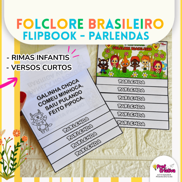 FLIPBOOK - PARLENDAS FOLCLORE - Imagem 3