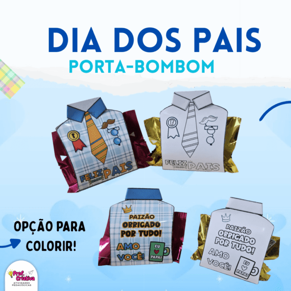 PORTA-BOMBOM - DIA DOS PAIS - Imagem 3