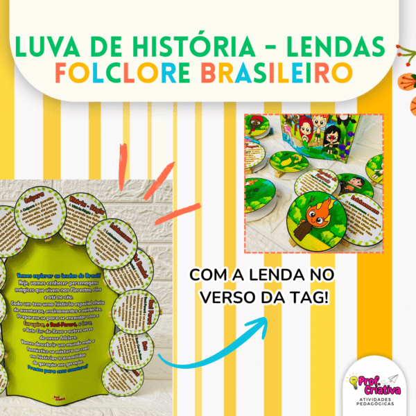 LUVA HISTÓRIA - LENDAS DO FOLCLORE BRASILEIRO - Imagem 2