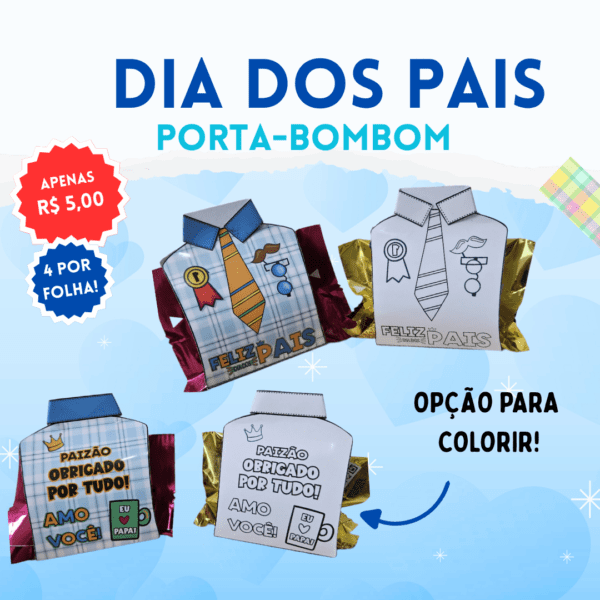 PORTA-BOMBOM - DIA DOS PAIS