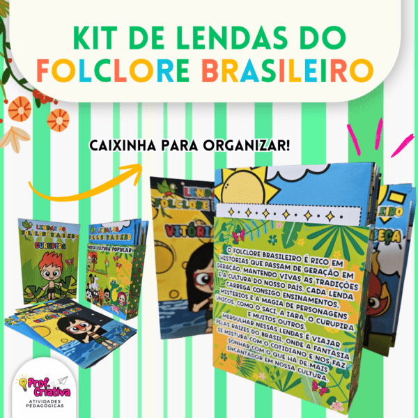 KIT CAIXINHA - LENDAS DO FOLCLORE BRASILEIRO - Imagem 2