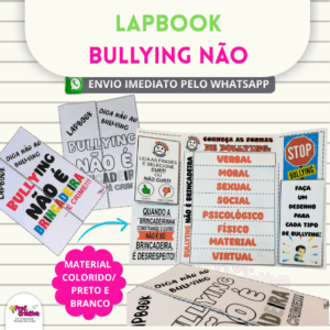 LAPBOOK - BULLYING NÃO!