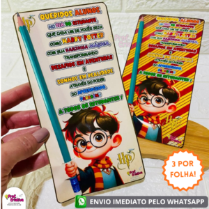 PORTA-LÁPIS HARRY POTTER - DIA DO ESTUDANTE