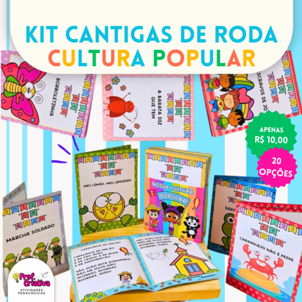 KIT CANTIGAS DE RODA