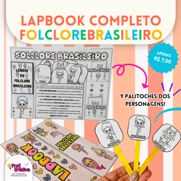 LAPBOOK - FOLCLORE BRASILEIRO