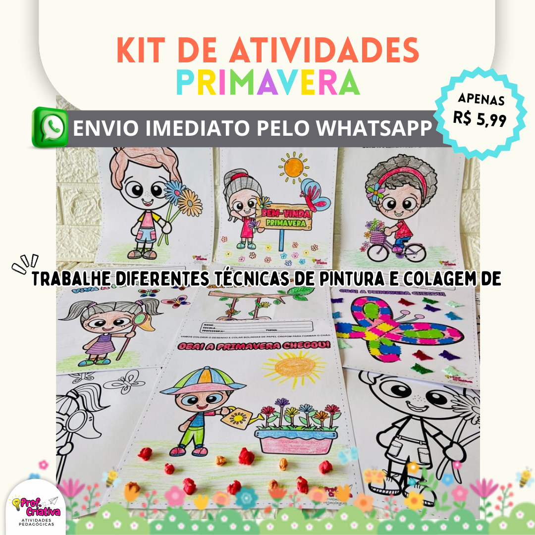 KIT DE ATIVIDADES - PRIMAVERA