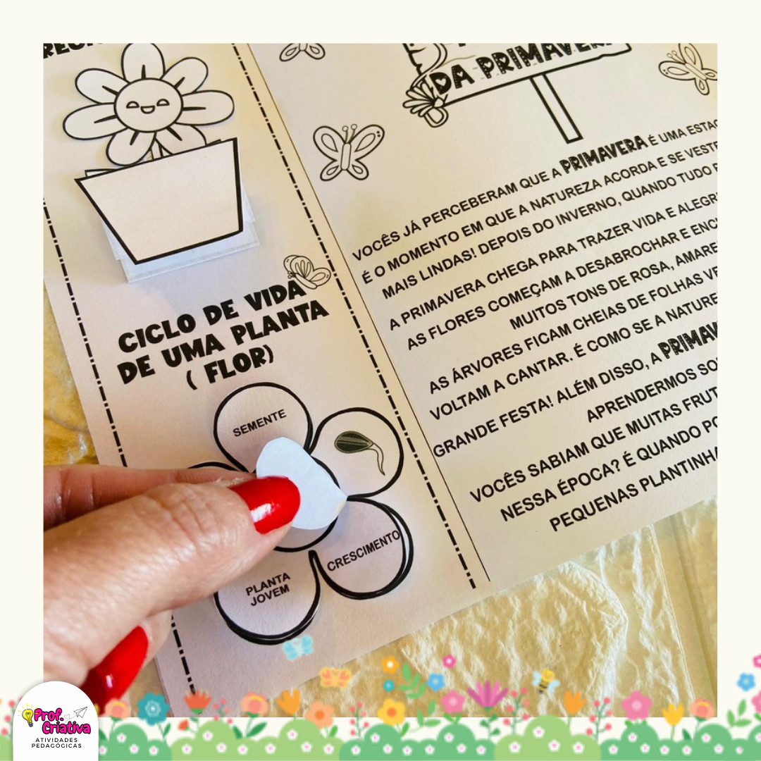 LAPBOOK - PRIMAVERA - Imagem 2