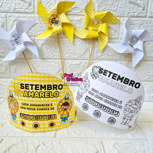 KIT CATA-VENTO E COROA - SETEMBRO AMARELO - Image 2