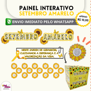 JARDIM DE GIRASSÓIS - SETEMBRO AMARELO