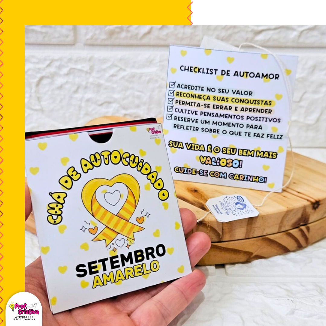 CHÁ DE AUTOCUIDADO - SETEMBRO AMARELO - Imagem 2