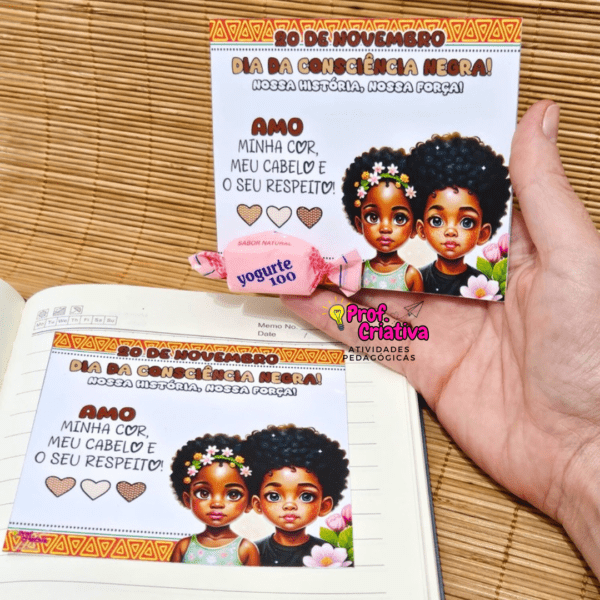 CARTÕES MENINA/MENINO– DIA DA CONSCIÊNCIA NEGRA