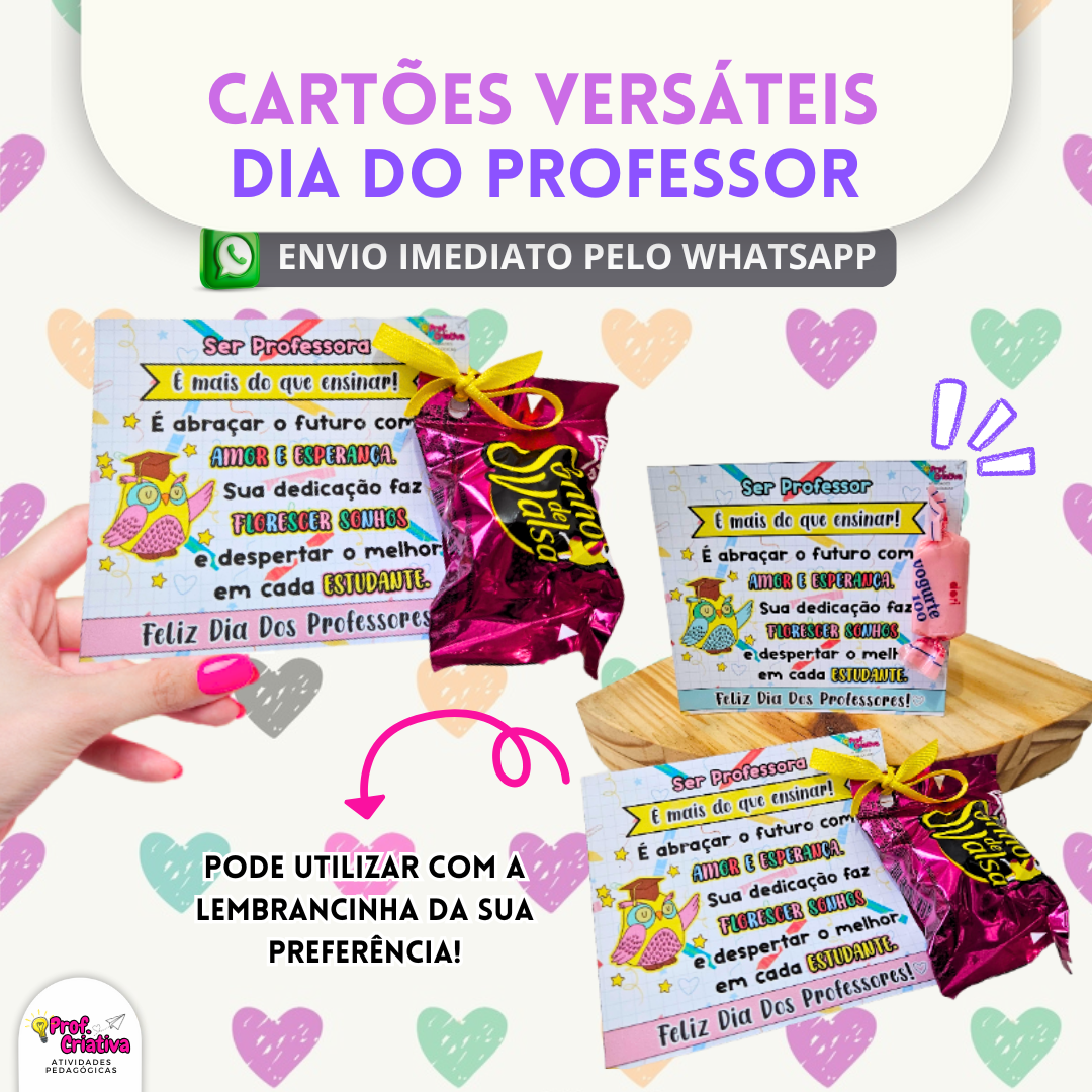 CARTÕES - DIA DOS PROFESSORES