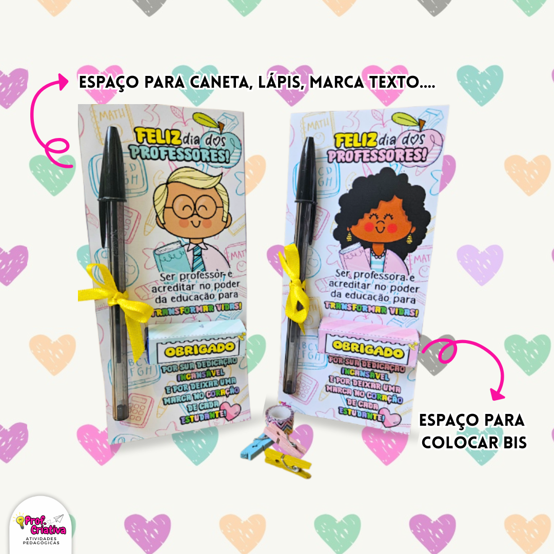 PORTA-CANETA E BIS - DIA DOS PROFESSORES - Imagem 2