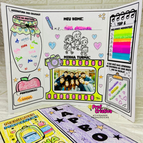 LAPBOOK MELHORES MOMENTOS - MINHA TURMA
