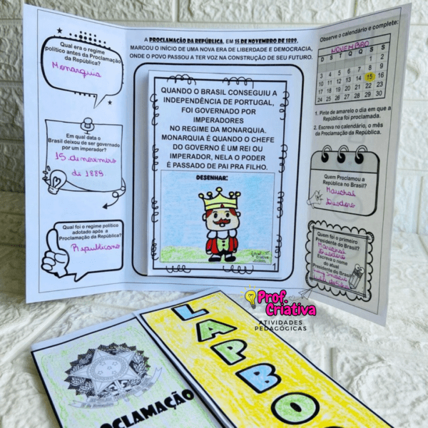 LAPBOOK - PROCLAMAÇÃO DA REPÚBLICA - Image 2