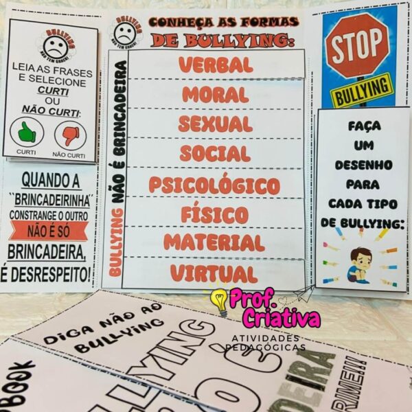 LAPBOOK - BULLYING NÃO!