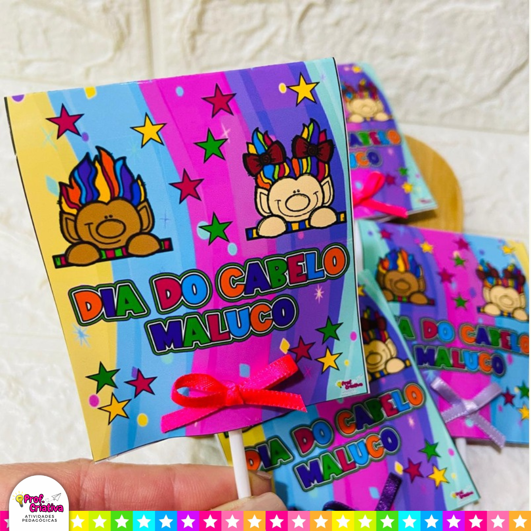 PORTA-PIRULITO - DIA DO CABELO MALUCO - Imagem 2