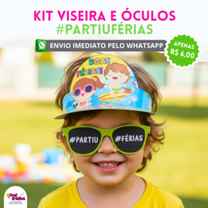 KIT VISEIRA E ÓCULOS #PARTIUFÉRIAS