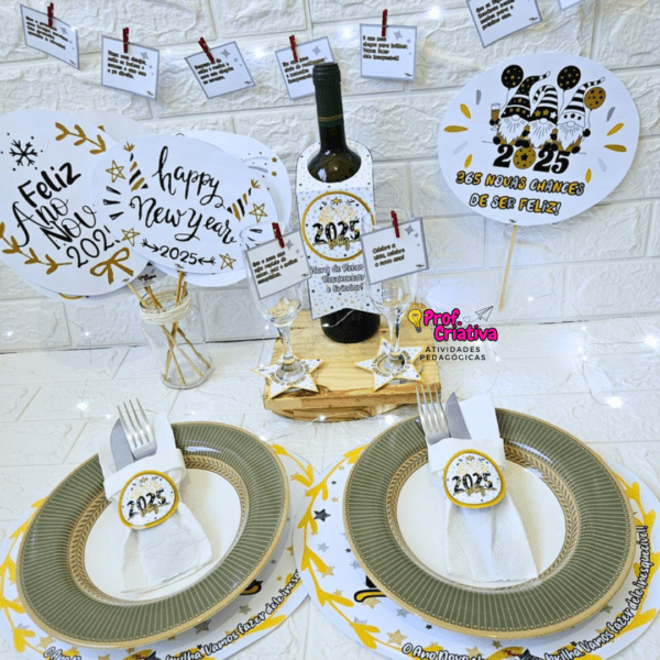 EDIÇÃO ESPECIAL: MESA DECORADA-RÉVEILLON - Image 2