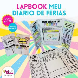 LAPBOOK - MEU DIÁRIO DE FÉRIAS