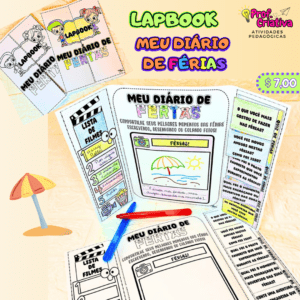 LAPBOOK - MEU DIÁRIO DE FÉRIAS