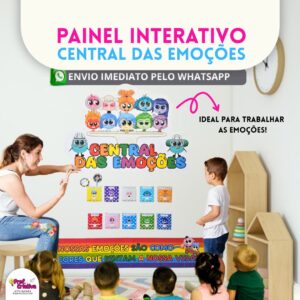 PAINEL INTERATIVO CENTRAL DAS EMOÇÕES - DIVERTIDA MENTE