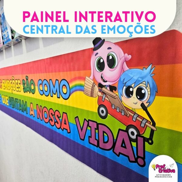 PAINEL INTERATIVO CENTRAL DAS EMOÇÕES - DIVERTIDA MENTE - Imagem 2