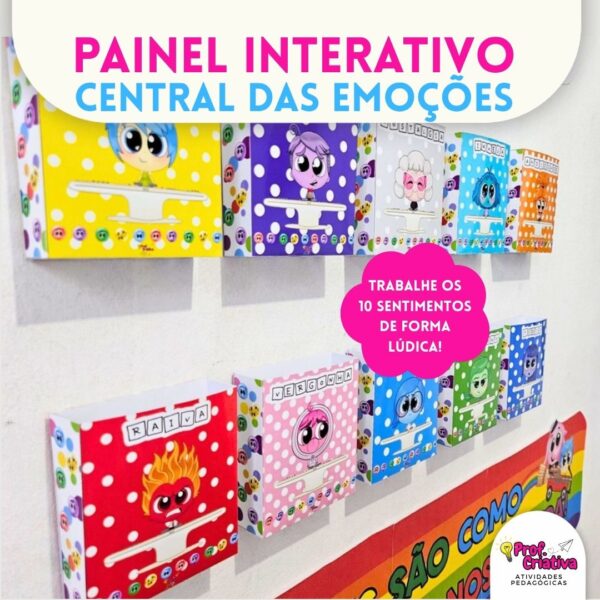 PAINEL INTERATIVO CENTRAL DAS EMOÇÕES - DIVERTIDA MENTE - Imagem 3