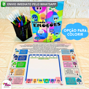 LAPBOOK SENTIMENTOS E EMOÇÕES - DIVERTIDA MENTE