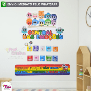 PAINEL INTERATIVO CENTRAL DAS EMOÇÕES - DIVERTIDA MENTE