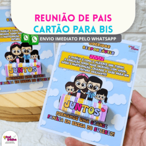 CARTÕES PARA BIS - REUNIÃO DE RESPONSÁVEIS