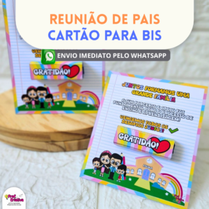 CARTÕES PARA BIS - ENCERRAMENTO DO ANO