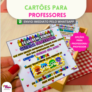 CARTÕES PARA BIS - PROFESSORES