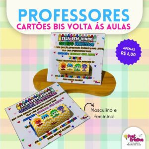 CARTÕES PARA BIS - PROFESSORES