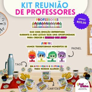 KIT PARA RECEPÇÃO DE PROFESSORES