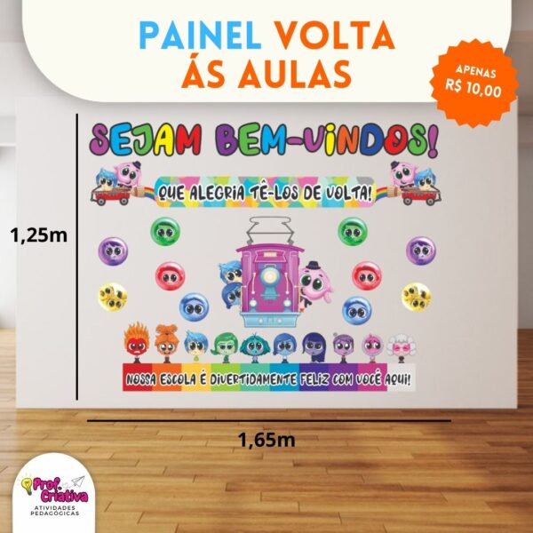 PAINEL - VOLTA ÀS AULAS DIVERTIDA MENTE 2 - Imagem 2