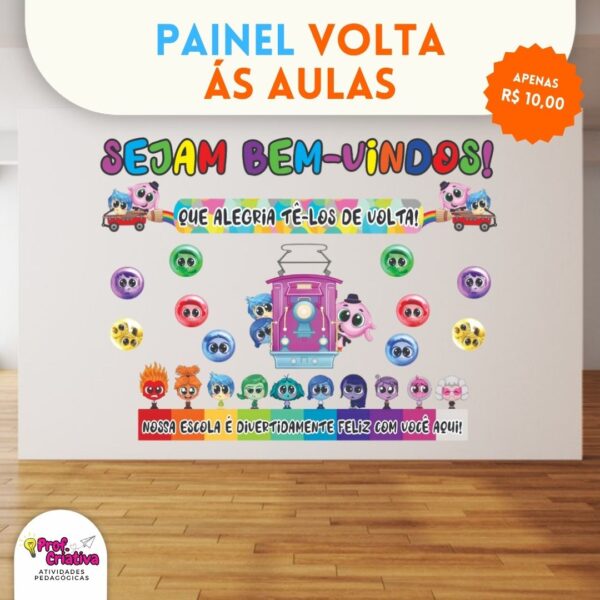 PAINEL - VOLTA ÀS AULAS DIVERTIDA MENTE 2
