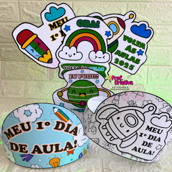 PLAQUINHAS E COROAS - VOLTA ÁS AULAS - Image 2