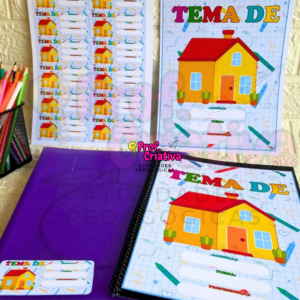 CAPAS E ETIQUETAS - TEMA DE CASA